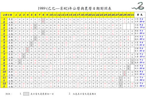 1989年属相